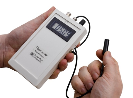 Fluxmaster handheld magnetic field meter
